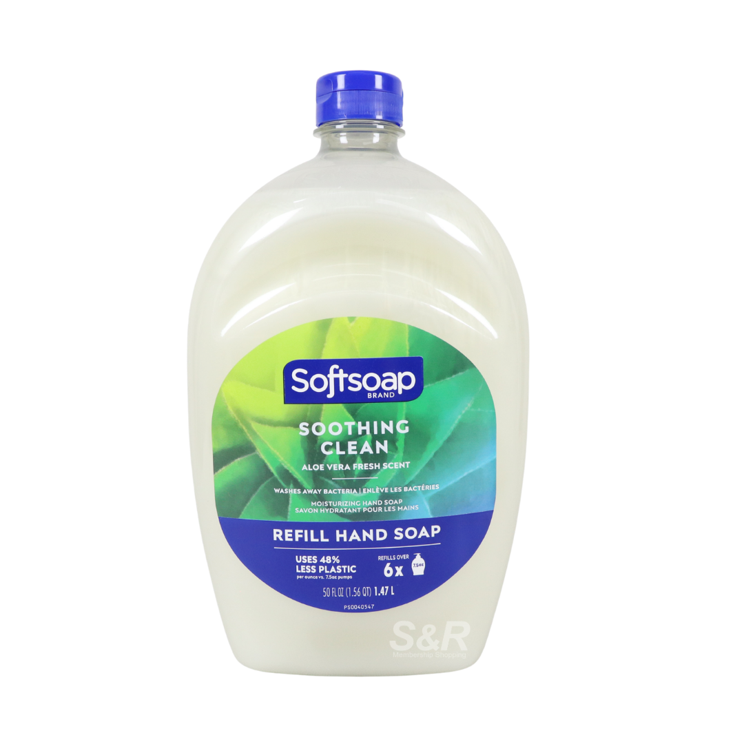 Softsoap Soothing Clean Aloe Vera Fresh Refill Hand Soap 1.47L